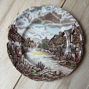 Set 2 Johnson Bros Old English Countryside Bread Butter Plates Thanksgiving